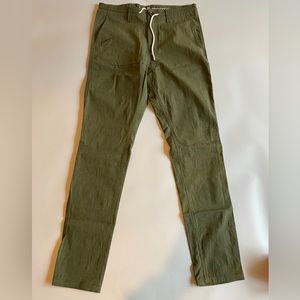 Publish brand forest green hiking pant